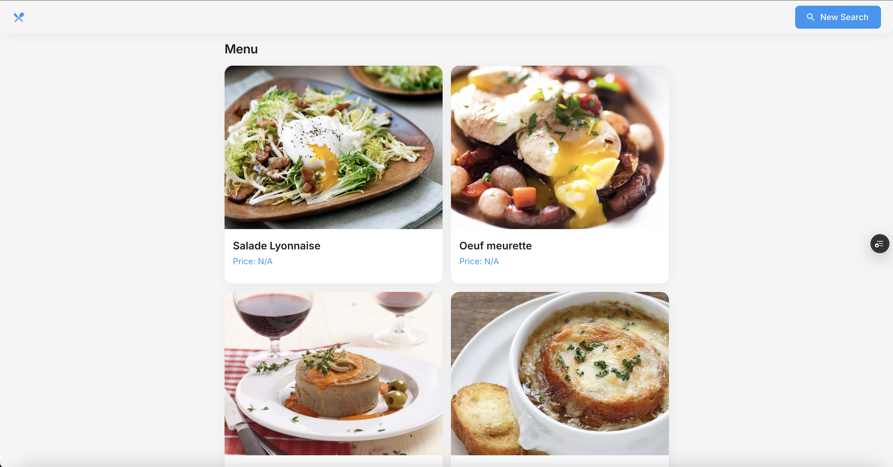 AI Menu