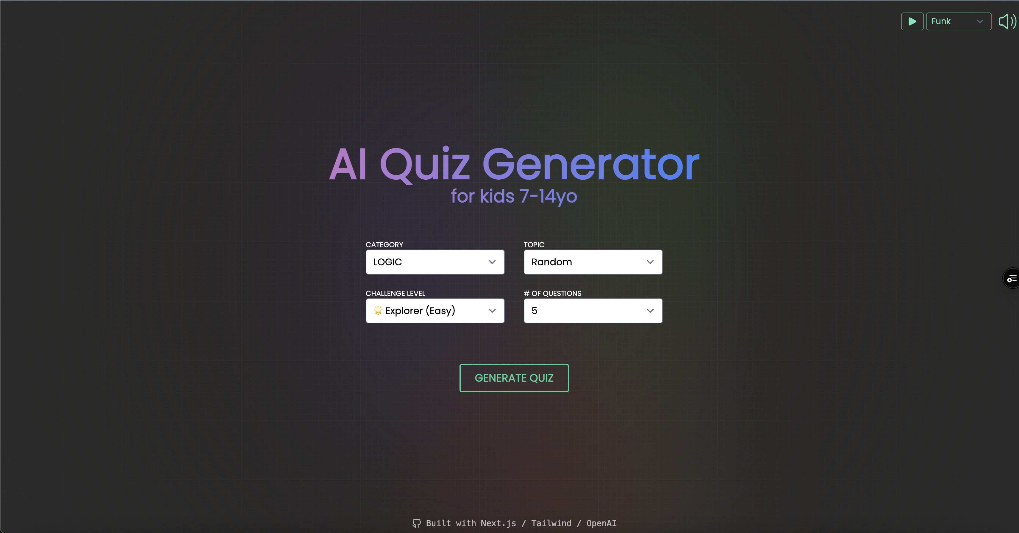 AI Quiz Generator